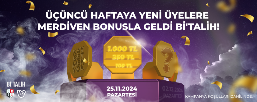 1.000 TL Merdiven Bonusu!